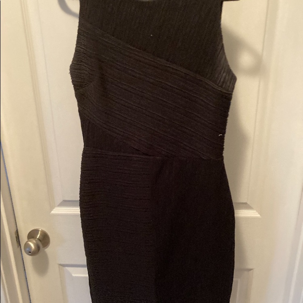 Fitted black dress